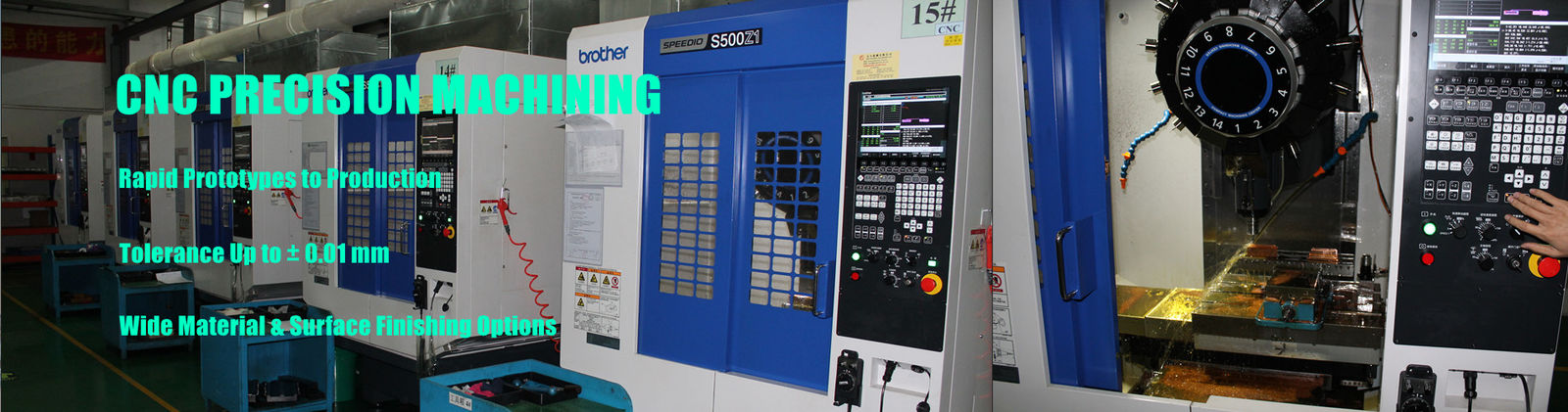 Parti di alluminio di CNC