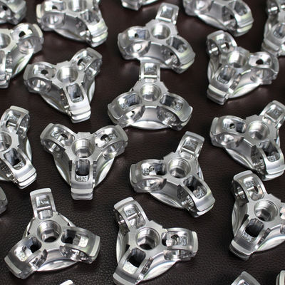 Finitura superficia d'argento d'anodizzazione di alluminio meccanica di alta precisione dei pezzi meccanici di CNC