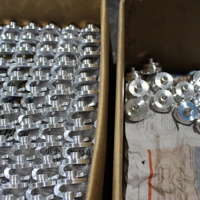 Componenti lavorate precisione d'argento d'anodizzazione di CNC, ODM girato di alluminio delle parti