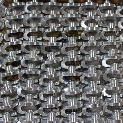 Componenti lavorate precisione d'argento d'anodizzazione di CNC, ODM girato di alluminio delle parti