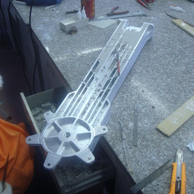 Componenti su ordinazione di CNC di precisione, materiale di alluminio della lega di alluminio del prototipo di CNC 6061