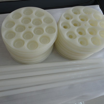 materiale di plastica del polipropilene delle parti pp di CNC di alta precisione di 0.01mm